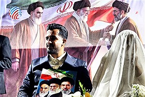 آغاز زندگی زیر پرچم ایستادگی؛ عروس و داماد لامردی در اجتماع شبانه مردمی